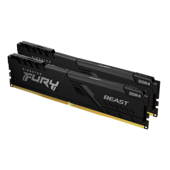 Memorie Kingston 16GB DDR4-3600MHZ CL17 DIMM/(KIT OF 2) FURY BEAST BLACK KF436C17BBK2/16