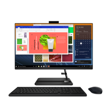 All-In-One PC Lenovo IdeaCentre 3 27ALC6, 27 inch FHD IPS, Procesor AMD Ryzen 5 7430U 2.3GHz, 16GB RAM, 512GB SSD, Radeon Graphics, Camera Web, no OS F0FY00PCRI