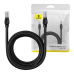 PATCH CORD UTP Baseus Cat5, fire din cupru, round cable, viteza maxima 1 Gbps, PVC, 5m, negru B00133206111-05 (timbru verde 0.08 lei) - 6932172637019 
