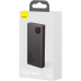 POWER BANK Baseus Adaman Metal, 20000mAh, PD 3.0 + QC 3.0 65W, 2 x USB; 1 x USB Type-C, digital display pt. status baterie, total 3A, negru, PPIMDA-D01 (timbru verde 0.18 lei) - 6953156204324 