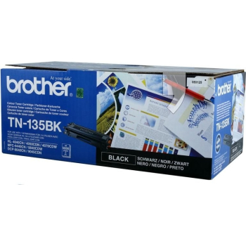 Brother TN-135BK TONER CARTRIDGE BLACK/F/ HL4040CN/4050CDN 5000PGS TN135BK