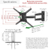Barkan TV Wall Mount 13- 83 Black BM443LP
