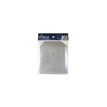 MediaRange Plastic Sleeves with Flap Pack 50 BOX64 