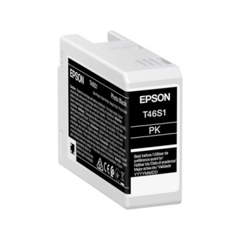 Cartus Cerneala Original Epson Photo Black, T46S1, pentru UltraChrome Pro 10, 25ml, (timbru verde 1.2 lei)C13T46S100 