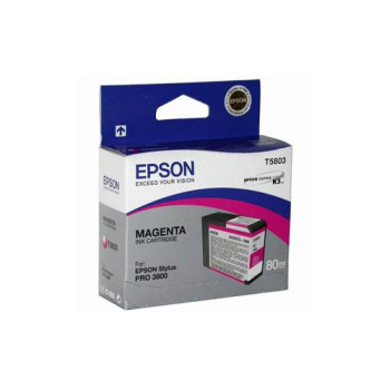 Cartus Cerneala Epson T5803 Vivid Magenta 80ml for Stylus Pro 3800, Stylus Pro 3880 C13T580300