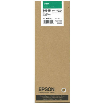 Cartus Cerneala Epson T636B Green C13T636B00 700ML for Epson Stylus Pro 7900, Stylus Pro 7900 Stylus Pro 7900 UV, Stylus Pro 9900