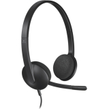 Casti Logitech H340 cu microfon USB black 981-000475