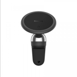 SUPORT AUTO Baseus C01 pt. SmartPhone, fixare ventilatie, prindere magnetica telefon, rotatie 360 grade, negru C40140802113-00 
