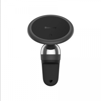SUPORT AUTO Baseus C01 pt. SmartPhone, fixare ventilatie, prindere magnetica telefon, rotatie 360 grade, negru C40140802113-00 