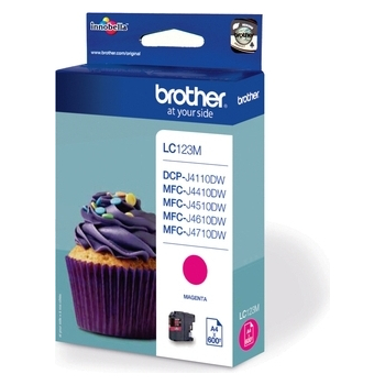 Cartus Brother LC-123M F. MFC-J4510DW/MAGENTA F. 600 PAGES LC123M
