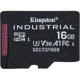 Card memorie Kingston 16GB MICROSDHC INDUSTRIAL C10/A1 PSLC CARD SINGLEPACK W/O ADPT SDCIT2/16GBSP