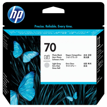 Cap Printare HP Nr. 70 Photo Black & Light Grey for Designjet Z2100 24', Z2100 44' Q6677A, Z2100 44' Q6677C, Z3200 24', Z3200 44', Z3200PS 24', Z3200PS 44', Z5200PS, Photosmart B8850, Pro B9180 C9407A