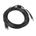 Lanberg cable USB 2.0 AM-BM with ferrite 5m black