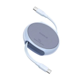 CABLU alimentare si date Baseus Free2Draw Mini, Fast Charging Data Cable pt. smartphone, retractabil, USB Type-C la USB Type-C 100W, 1m, albastru 