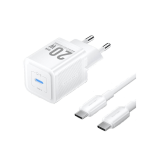 Incarcator retea Vention, , 20W, PD 20W, 1 x USB-C, cablu USB-C 1m inclus, alb, 