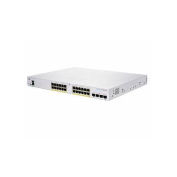 Switch Cisco CBS350 Managed 24-port GE, PoE, 4x10G SFP+ CBS350-24P-4X-EU