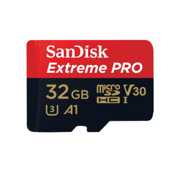 SanDisk EXTREME MICROSDHC 32GB/CARD WITH ADAPTER SDSQXCG-032G-GN6MA