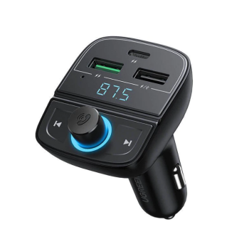 MODULATOR AUTO FM Ugreen, CD229 Bluetooth 5.0, 2 x USB 5V/3A si 1 x USB Type-C 5V/3A, frecventa modulator FM: 87,5-108.0MHZ, format MP3/WAV/FLAC/APE/WMA, answer/reject/hang up/redial, negru 80910 