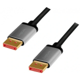 CABLU video LOGILINK, DisplayPort (T) la DisplayPort (T), 3m, conectori auriti, rezolutie maxima 8K (7680 x 4320) la 60 Hz, negru, CABLU video LOGILINK, DisplayPort (T) la DisplayPort (T), 3m, conectori auriti, rezolutie maxima 8K (7680 x 4320) la 60 Hz, negru,