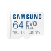 Card memorie Samsung MICROSDXC EVO PLUS 64GB CL10 UHS1 W/AD MB-MC64KA/EU