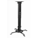 SUPORT de tavan GEMBIRD pt. proiector, lungime 320 mm, inclinatie, rotatie, max 13Kg, negru, CM-B-01 