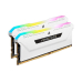 Memorie DDR Corsair DDR4 32 GB, frecventa 3600 MHz, 16 GB x 2 module, radiator, iluminare RGB, CMH32GX4M2D3600C18W 