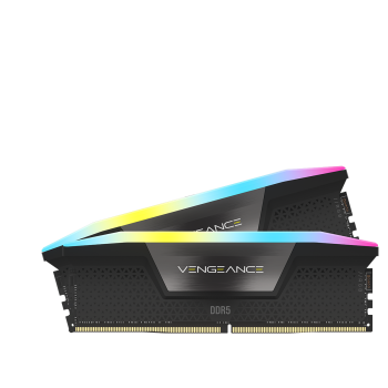 Memorie Corsair VENGEANCExxxx RGB 32GB (2x16GB) DDR5 DRAM 5200MHz C40 Memory Kit - Black CMH32GX5M2B5200C40 