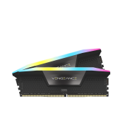 Memorie DDR Corsair - gaming Vengeance RGB, DDR5, 32GB (2x16GB), DDR5 5600, C38, 1.4V, Intel XMP, Negru CMH32GX5M2B6600C38 