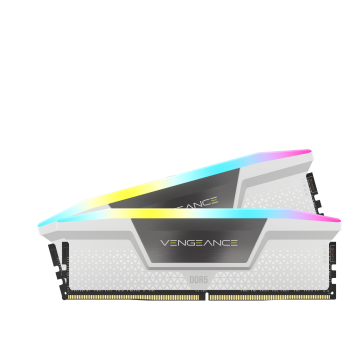 Memorie DDR5, 32 GB, KIT 2 x 16 GB, 6000MT/s, C36, 1.4V, Alb, VENGEANCE RGB