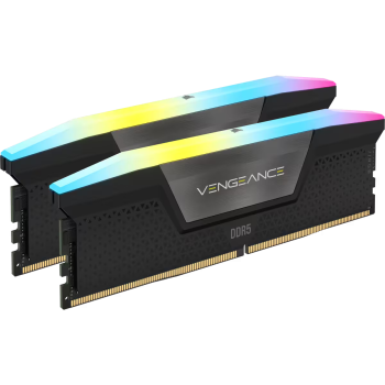 Memorie Corsair VENGEANCE RGB 64GB (2x32GB) DDR5 DRAM 6000MHz C40 Memory Kit - Black CMH64GX5M2B6000Z40 