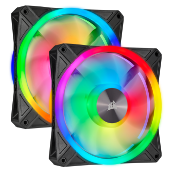 Cooler procesor VENTILATOR Corsair, pt carcasa PC, 140 mm, 1250 rpm, LED RGB, 2 ventilatoare, CO-9050100-WW 