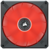 Cooler procesor VENTILATOR Corsair, pt carcasa PC, 140 mm, 1600 rpm, LED rosu, 1 ventilator, CO-9050123-WW 