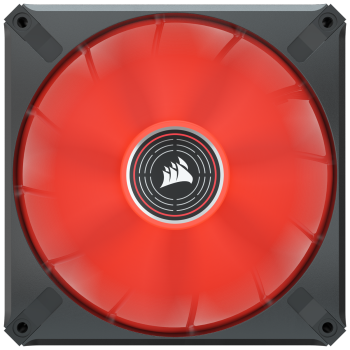 Cooler procesor VENTILATOR Corsair, pt carcasa PC, 140 mm, 1600 rpm, LED rosu, 1 ventilator, CO-9050123-WW 