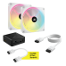Cooler procesor Corsair CR Cooler iCUE LINK QX140 RGB WHITE DB CO-9051008-WW