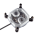 WATER block CORSAIR, filet pt. CPU, skt Intel LGA 2011/2066 AMD sTR4/sTRX4, pt filet G 1/4, luminat RGB, silver, CX-9010001-WW 