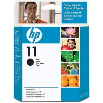 Cap Printare HP Nr. 11 Black 16000 Pagini for Business Inkjet 1000, 1200, 2200, 2230, 2250, 2280, 2600, 2800, DesignJet 500, 510, 800 C4810A