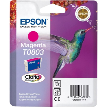Cartus Cerneala Epson T0806 Magenta 7.4ml for Stylus Photo PX700W, R265, R285, R360, RX560, RX585 C13T08034011