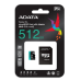 Card memorie ADATA MICROSDHC 512GB AUSDX512GUI3V30SA2-RA1 
