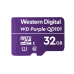 Card memorie Western Digital WD PURPLE QD101 MICROSD 32GB/3YEAR WARRANTY WDD032G1P0C