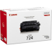 Cartus Toner Canon CRG-724 Black 6000 Pagini for LBP 6750DN CR3481B002AA