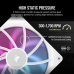 Cooler procesor Corsair Ventilator CR iCUE LINK RX140 RGB WHITE CO-9051023-WW