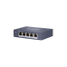 Hikvision SWITCH 5PORTURI 1X HIPOE 3XPOE UNMANAGED DS-3E0505HP-E   