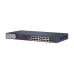 Switch 20 porturi Gigabit fara management, Hi PoE, 2 x RJ45, 2 x SFP 225W - HIKVISION DS-3E0520HP-E  