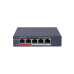 Hikvision SWITCH 4PORTURI 1UPLINK 60W SMARTMANAGED DS-3E1105P-EI(V2)   