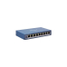 Switch 8 porturi PoE, 1 port uplink RJ45, SMART Management - HIKVISION DS-3E1309P-EI  