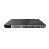 Switch 24 porturi PoE 1000Mbps, 370W, 4 porturi RJ45/SFPGigabit combo, management - HIKVISION DS-3E2528P 