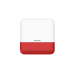 Sirena wireless AX PRO de exterior cu flash, led Rosu, 868Mhz - HIKVISION DS-PS1-E-WE-R  