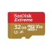 SANDISK EXTREME MICROSDHC 32GB/CARD WITH ADAPTER SDSQXAF-032G-GN6MA