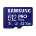 Card memorie Samsung MICROSD PRO PLUS 512GB CL10 MB-MD512SB/WW