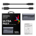 SSD Extern Adata Elite SE880, 500GB, USB AELI-SE880-500GCGY